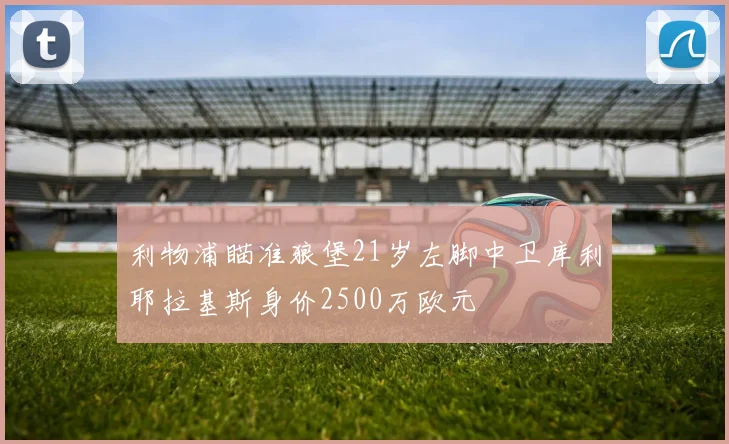 利物浦瞄准狼堡21岁左脚中卫库利耶拉基斯身价2500万欧元